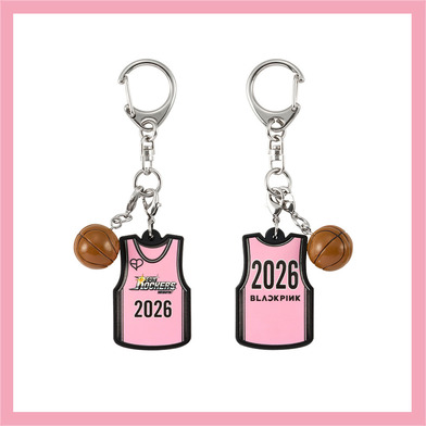 BLACKPINK × SUNROCKERS バスケシャツ型キーホルダー